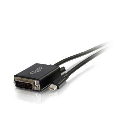 C2G 6ft Mini DisplayPort to DVI Cable - Single Link DVI-D Adapter - Black - DisplayPort Cable - 6 Ft