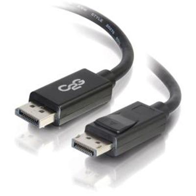 C2G - 54405 35 Feet 8K DisplayPort Cable with Latches - DisplayPort 4K to 8K Cable for Notebook, Monitor, Audio / Vide - Black