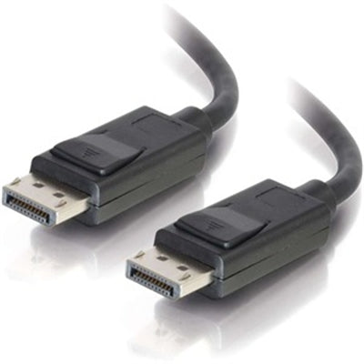 C2G 54425 DisplayPort Cable with Latches M/M  8K UHD Compatible - Digital Audio Video  Black (30 Feet  9.14 Meters)