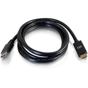 C2G 6ft DisplayPort to HDMI Adapter Cable - 4K - Passive - Black - Video / Audio Cable - DisplayPort / HDMI - 6 Ft