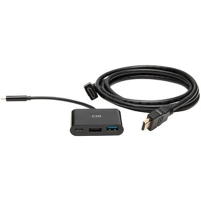 C2G - AV Line C2G54476 USB-C 3-in-1 Mini Dock Kit for Chromebooks