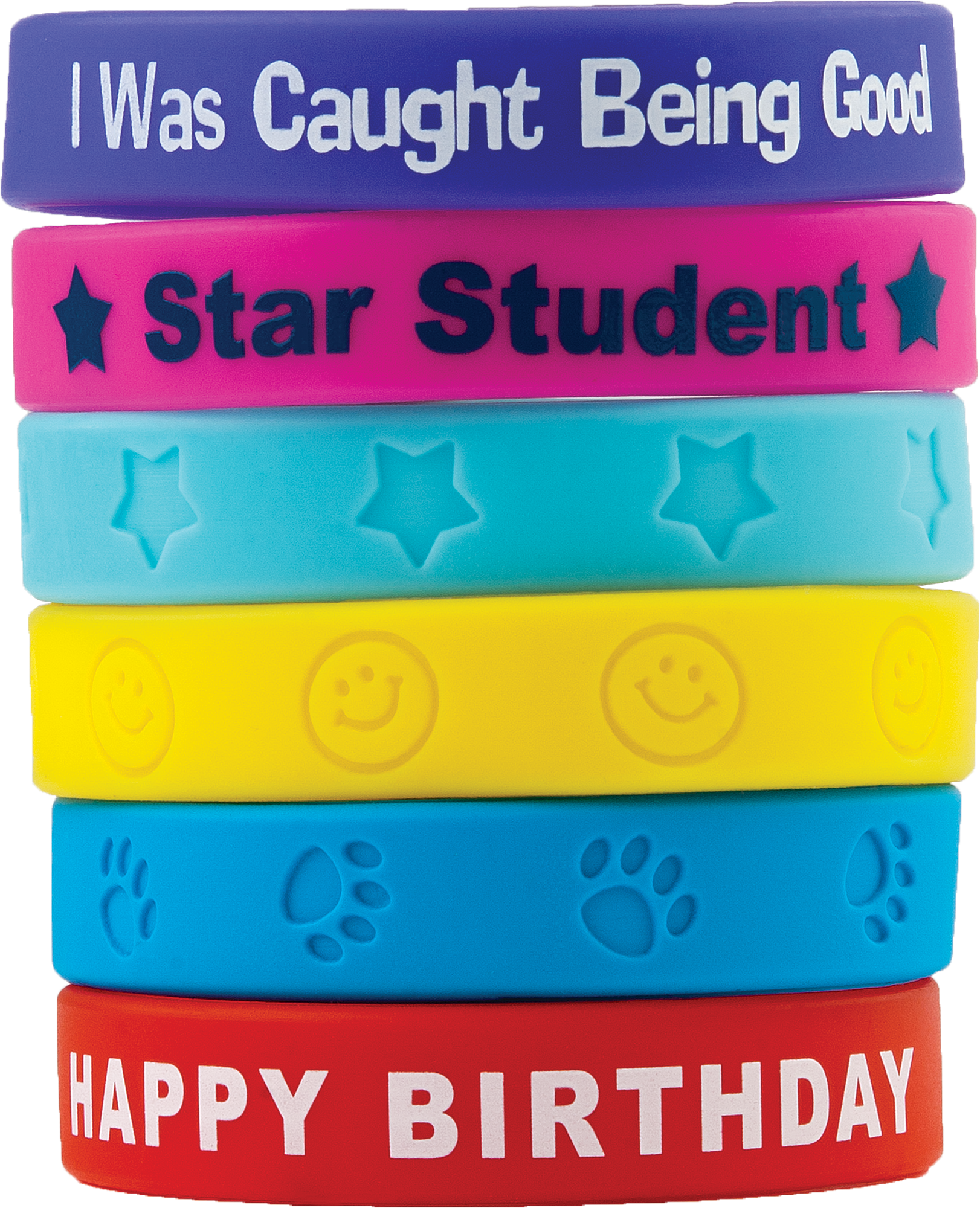 Valu-Pak of 24 Assorted Wristbands
