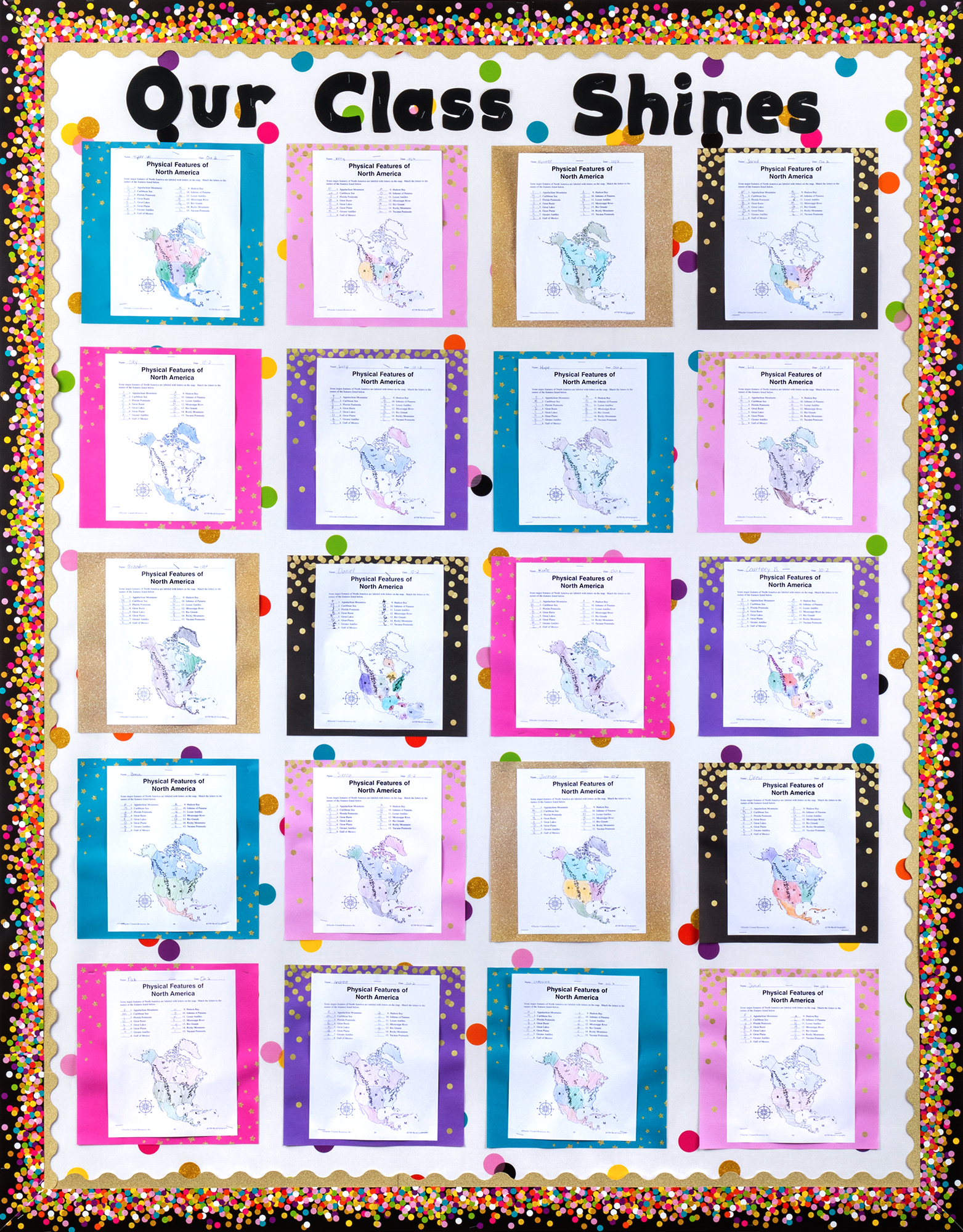 Black Funtastic 4" Letters Combo Pack
