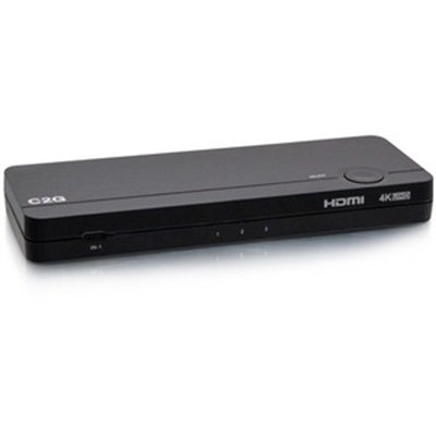 C2G-54541 4K 60 Hz USB-C-HDMI 3-Input Combo to HDMI 1-Output KVM Switch with Power Delivery