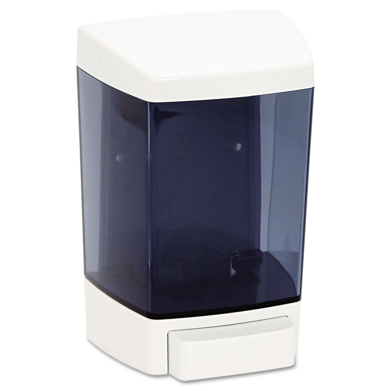 ClearVu Soap Dispenser - Manual - 1.44 quart Capacity - White - 1 Each