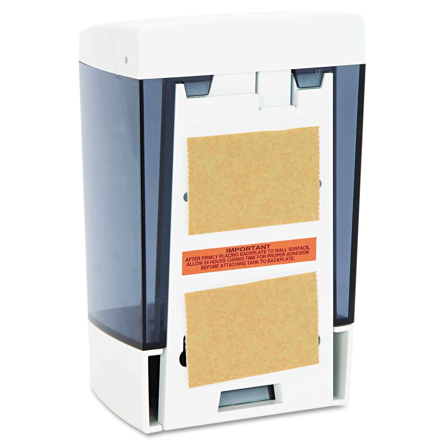 ClearVu Soap Dispenser - Manual - 1.44 quart Capacity - White - 1 Each
