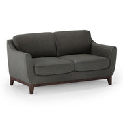 OfficeSource Harper Loveseat - Smoke PU Leather