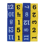 Foam Numbered Dice (1–12)
