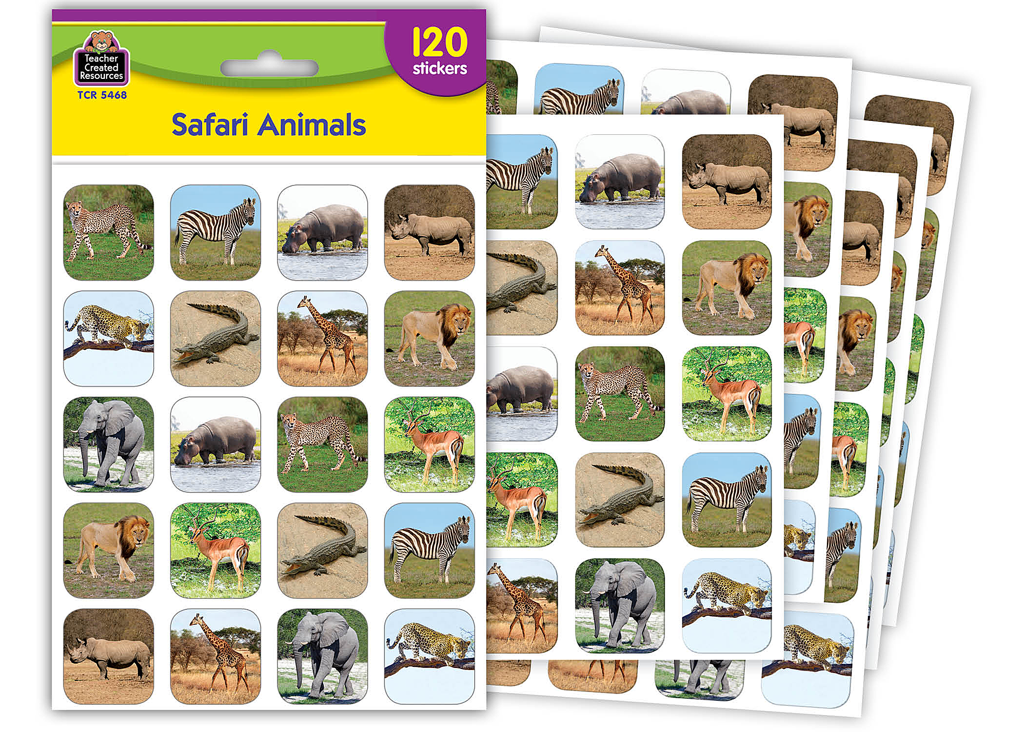 Safari Animals Stickers