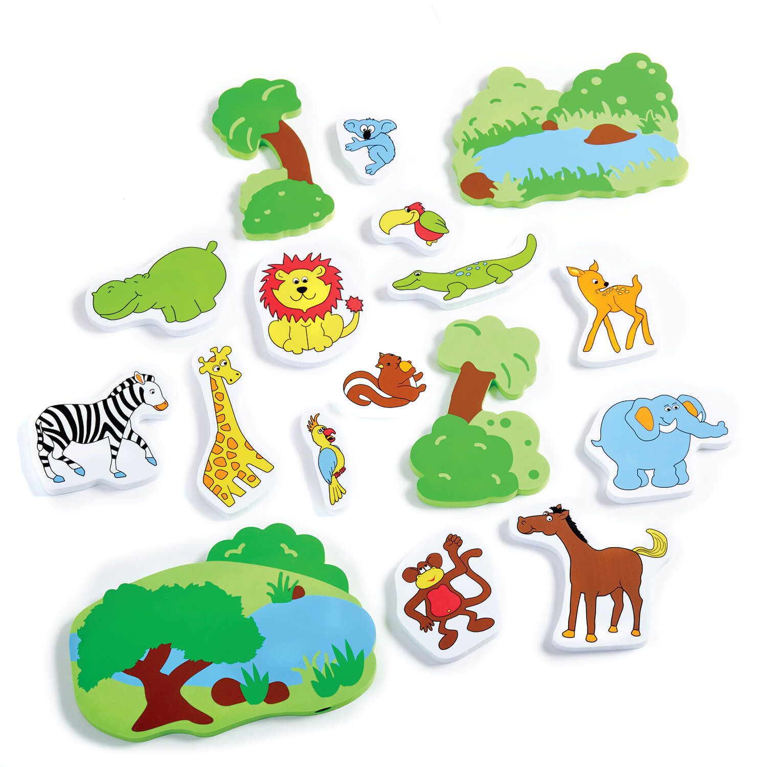 Magic Creations, Jungle Fun - Fun Bath Time Toys for Babies