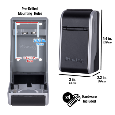 5481D - Wall Mount Lock Box