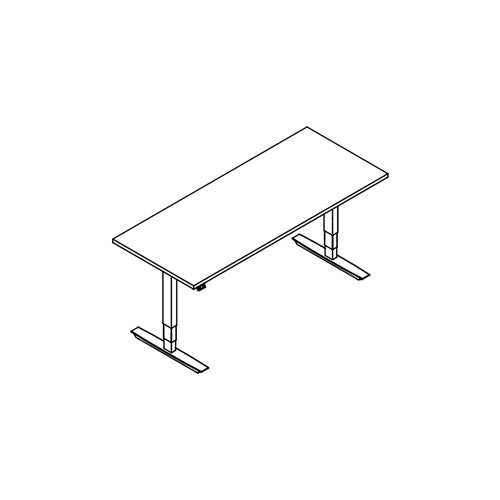 ML Series - Rectangular, 3 Stage, 2 Leg  - 24"H X 66" W