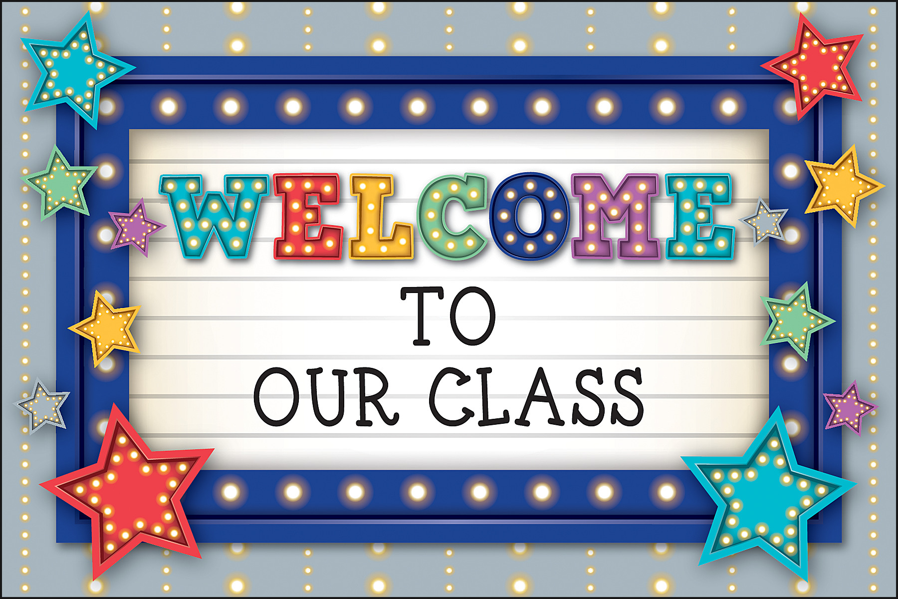 Marquee Welcome Postcards