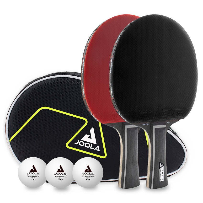 JOOLA Duo Pro Black Table Tennis Set