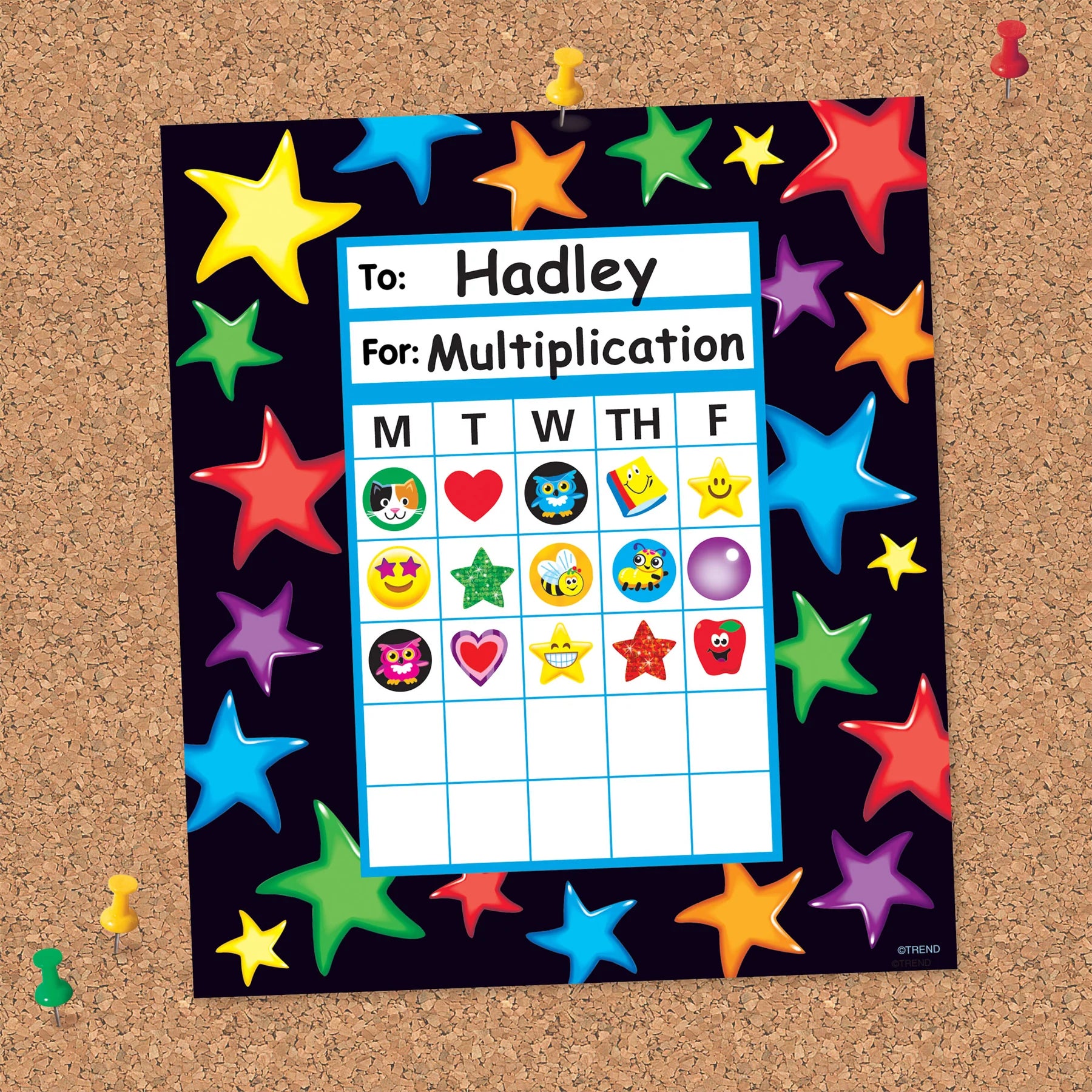 Gel Stars Incentive Pad, 36 sheets