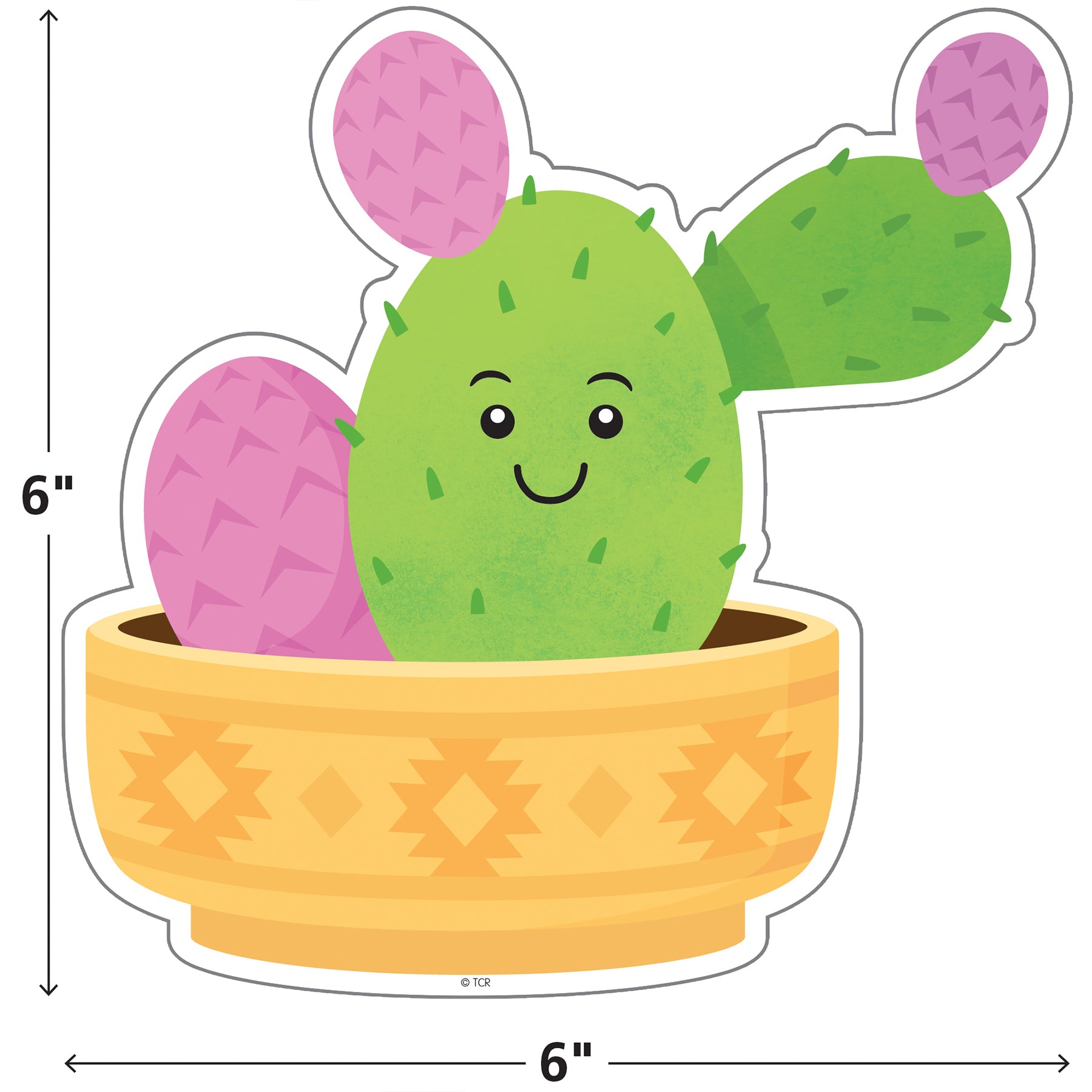 Happy Cactus Crew Accents, Pack of 30