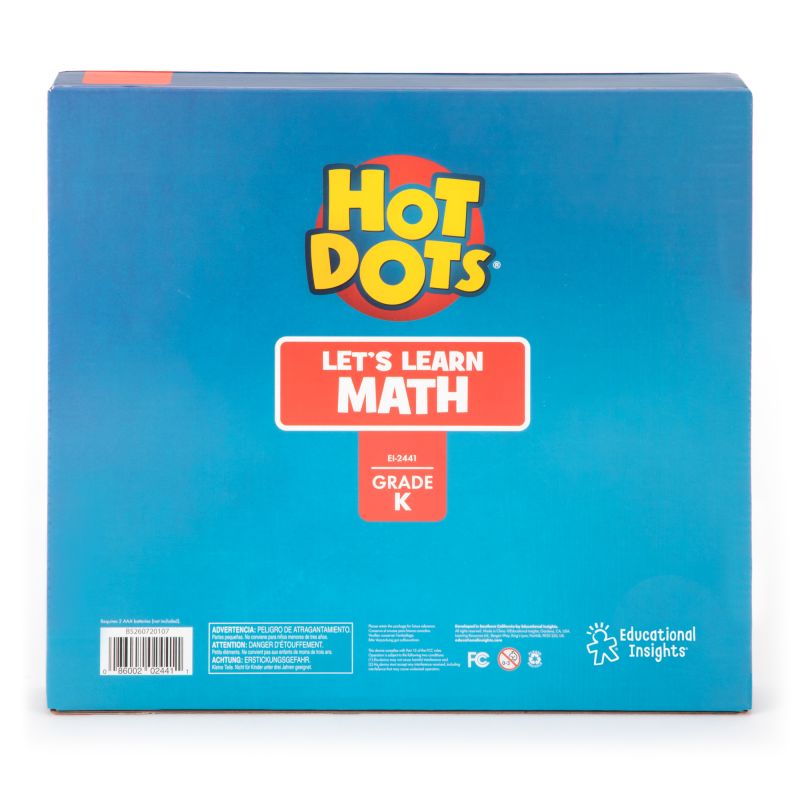 Hot Dots® Let'S Learn Kindergarten Math!