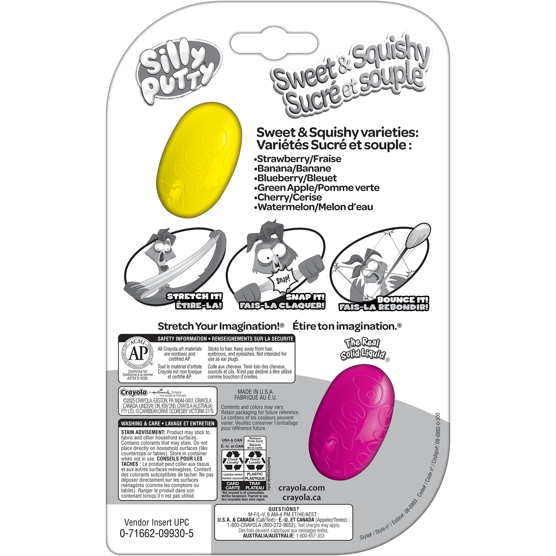 Silly Putty Sweet & Squishy Eggs, 2-Pack