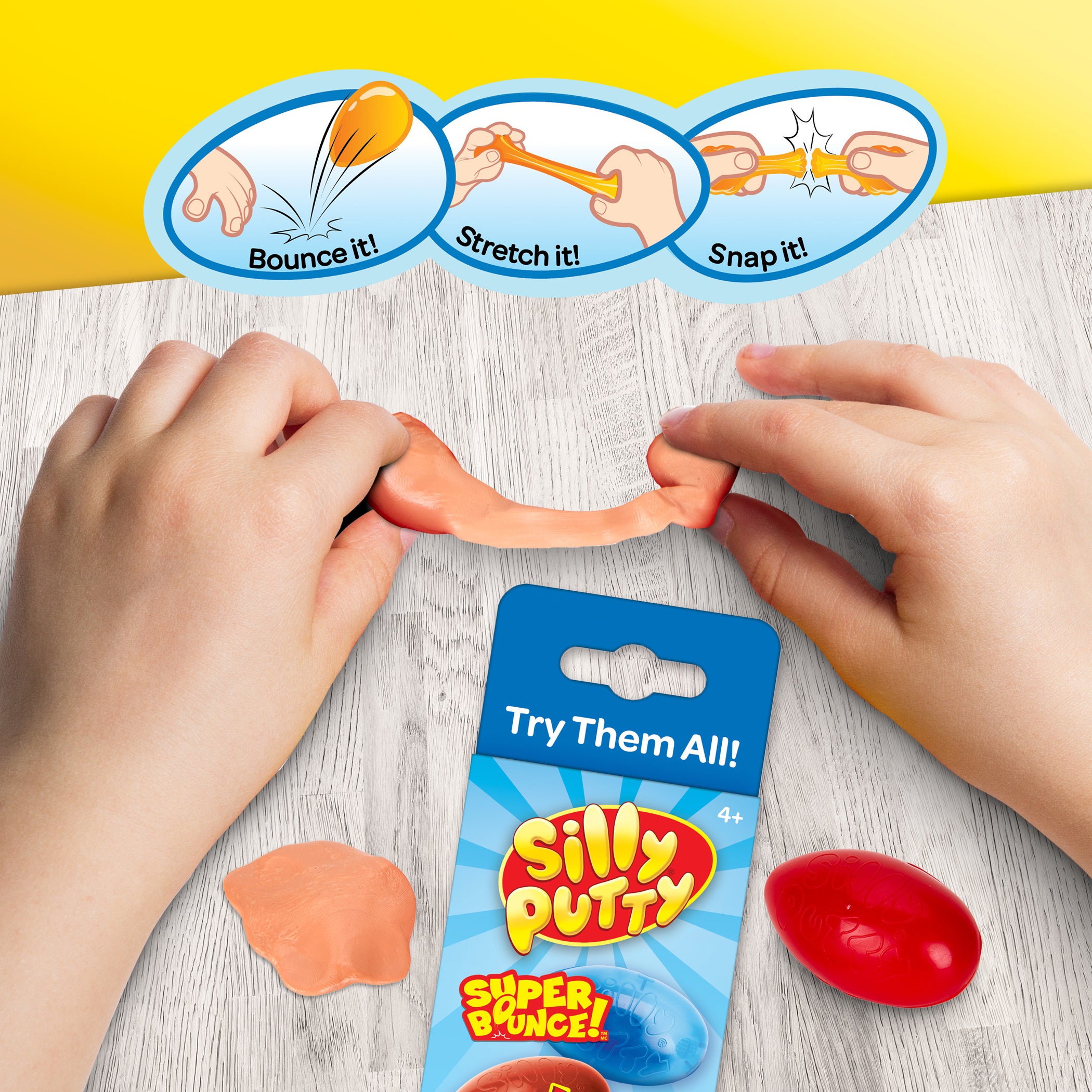 Silly Putty Variety Pack, 4-Pack