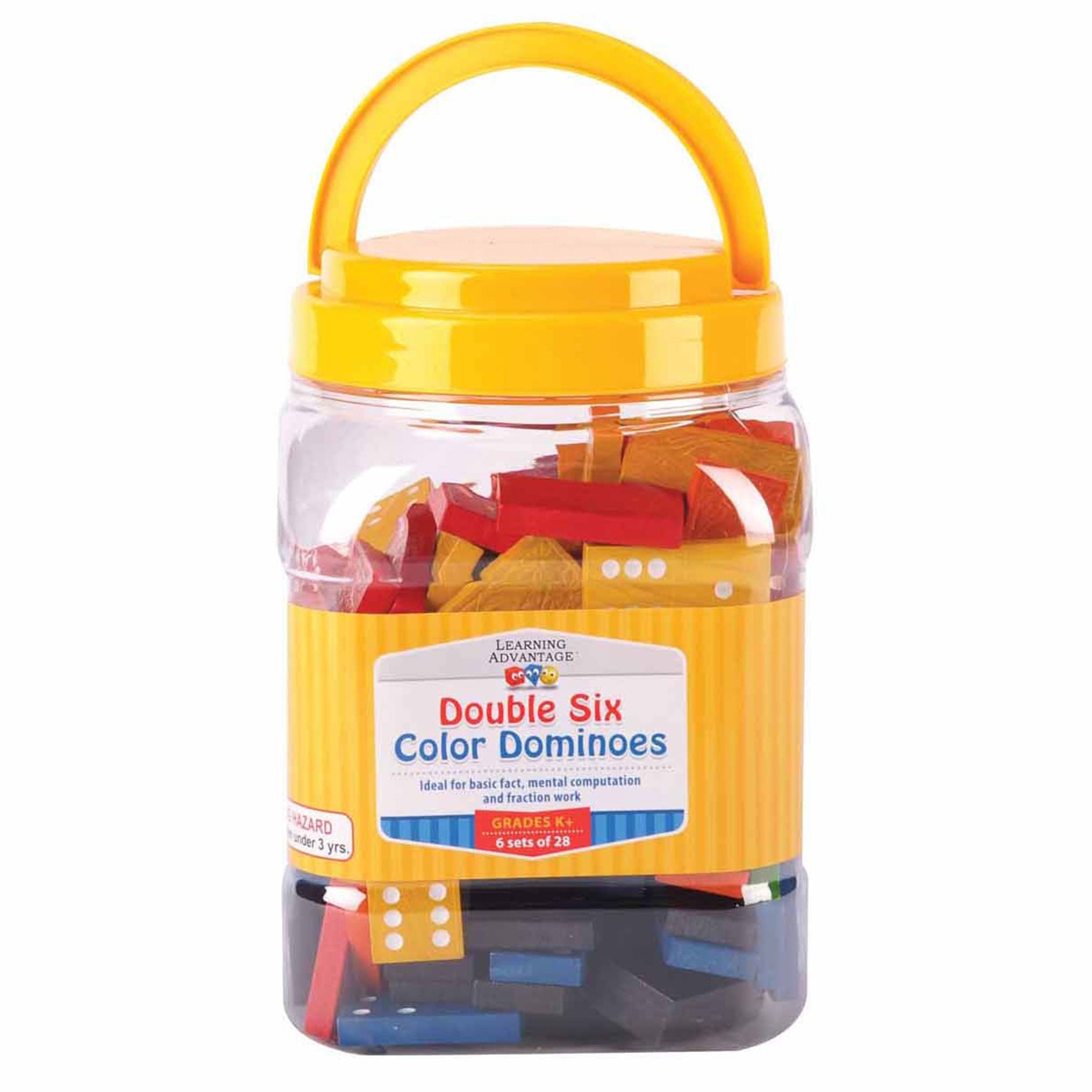 Double Six Color Dominoes - Set of 168