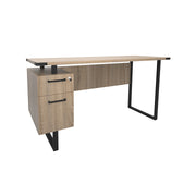 Mirella Desk W/ Built In Ped