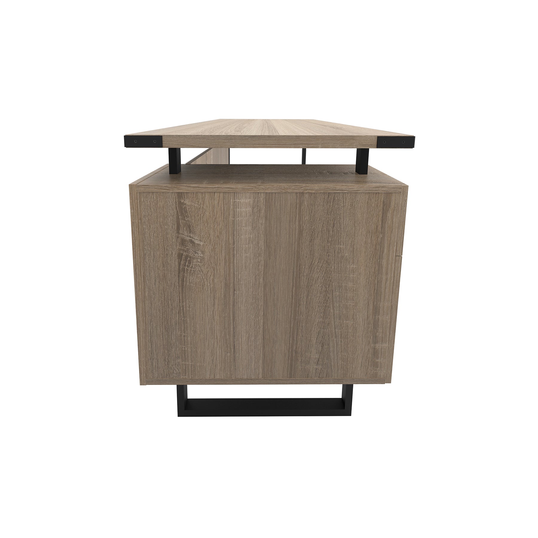 Mirella Desk W/ Built In Ped