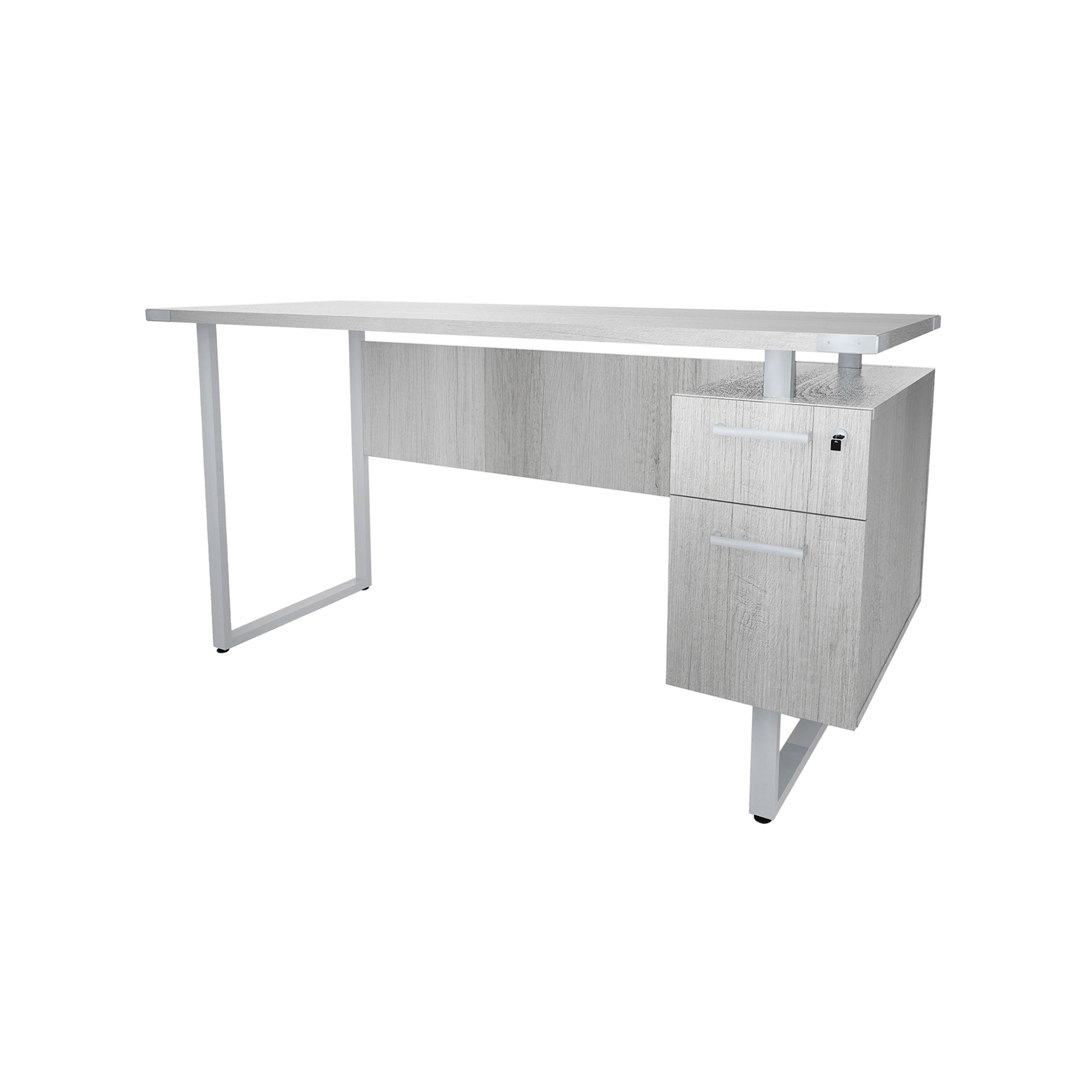 Mirella Desk W/ Built In Ped