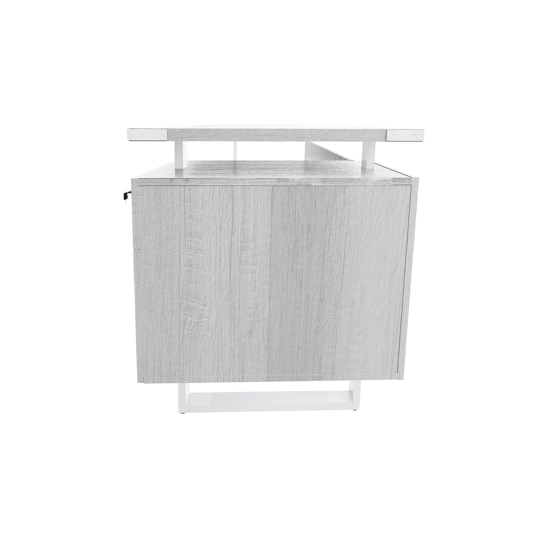 Mirella Desk W/ Built In Ped