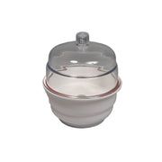 United Scientific® Desiccator, Non-Vacuum, White Base, PP/PC, 6"