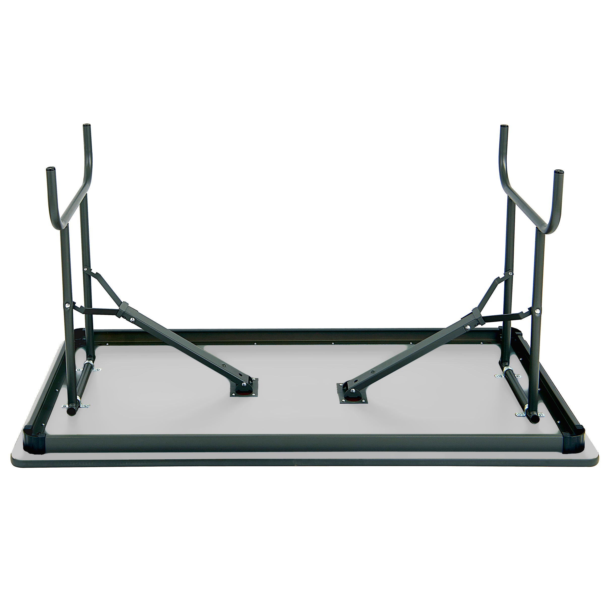 OfficeWorks™ Commercial Wood Laminate Folding Table, Gray, 30" x 60"