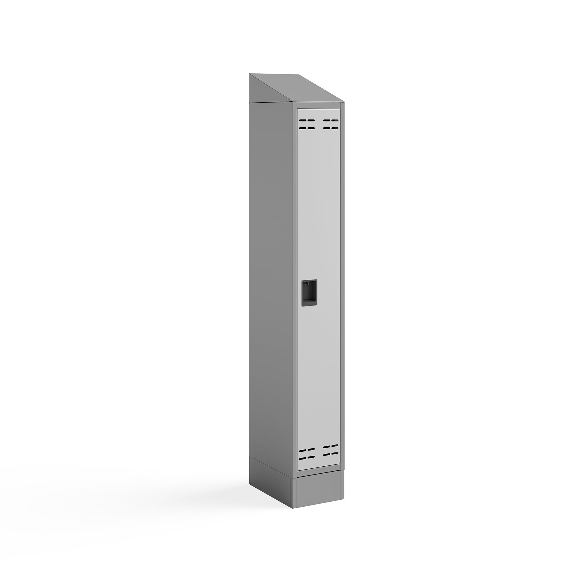 Locker Steel Single Tier Gray