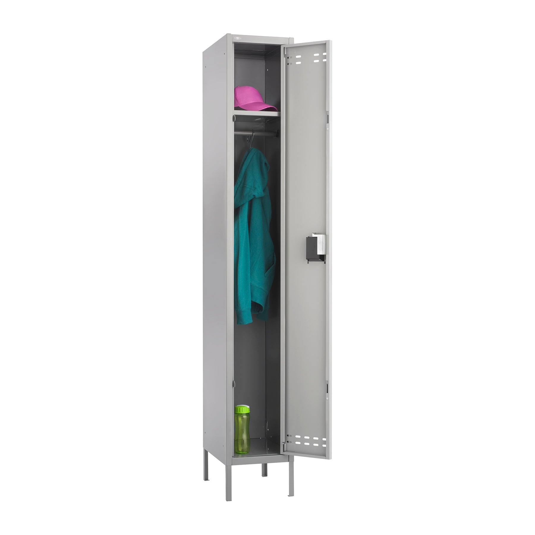 Locker Steel Single Tier Gray