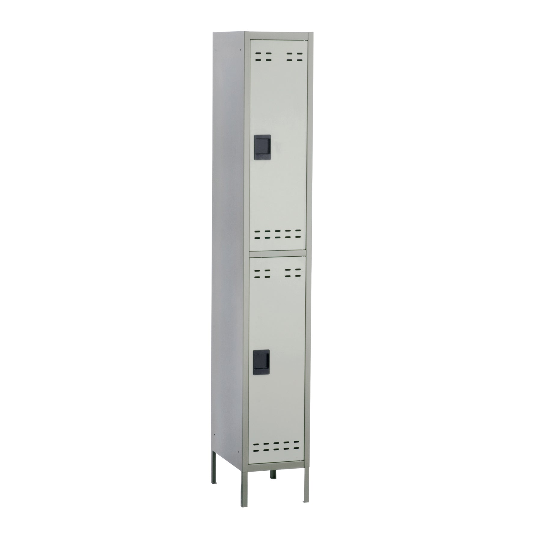 Locker Steel Double Tier Gray