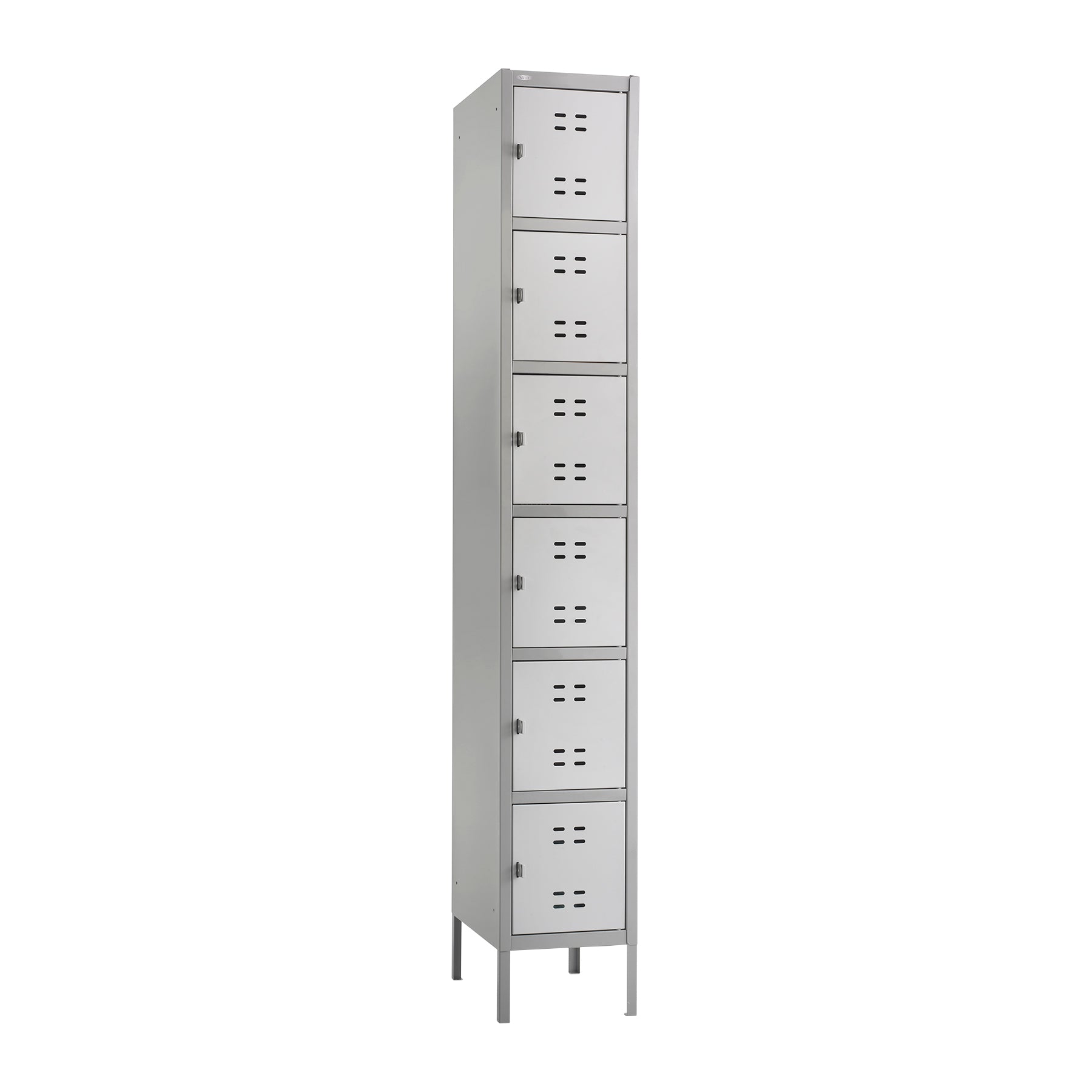 Locker Steel Six Tier Gray