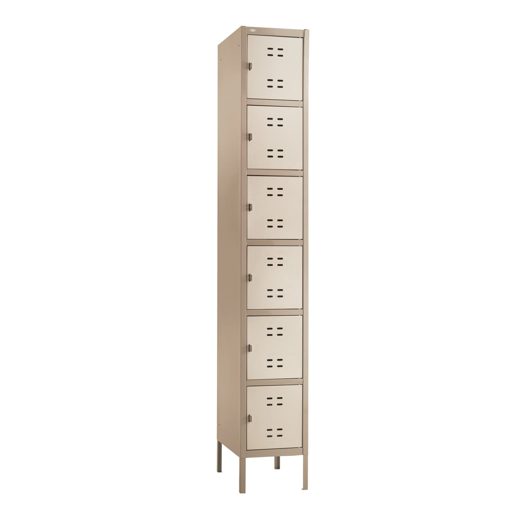 Locker Steel Six Tier Tan