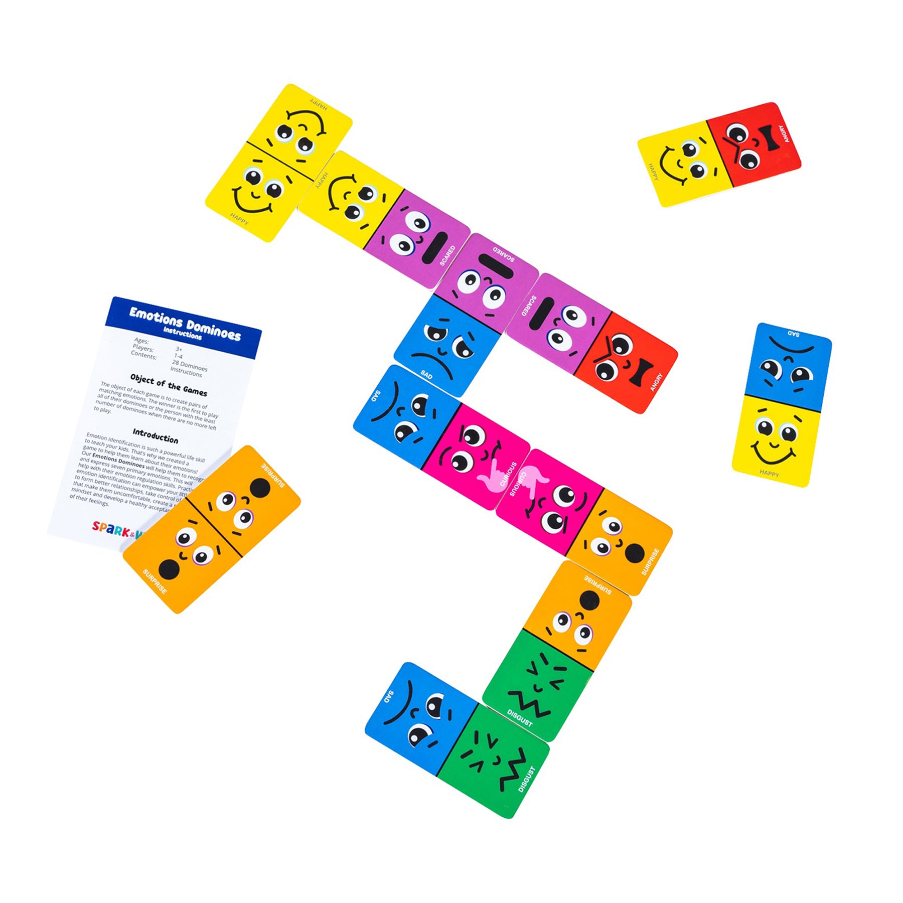 Emotions Dominoes, Set of 28