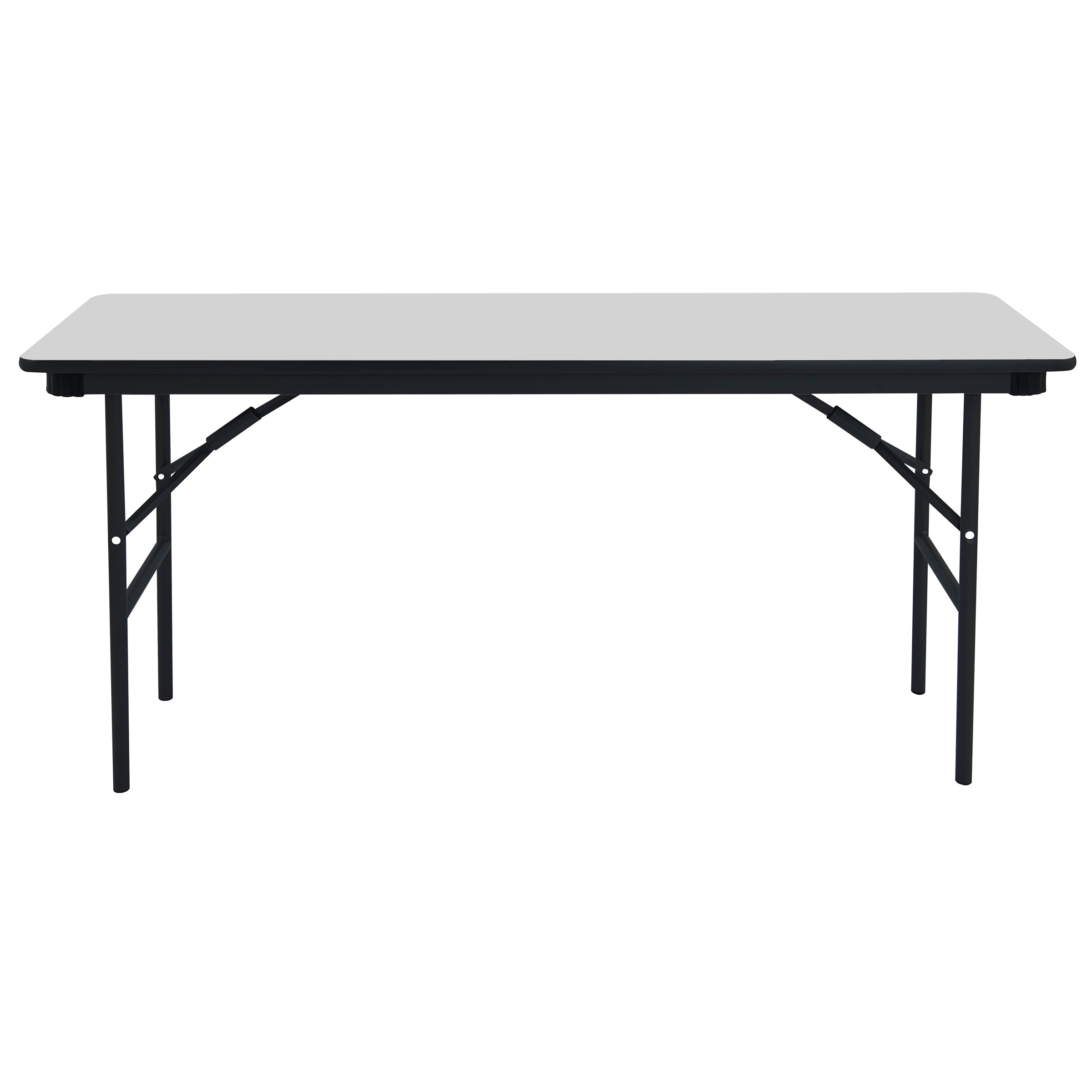 OfficeWorks™ Commercial Wood Laminate Folding Table, Gray, 18" x 60"