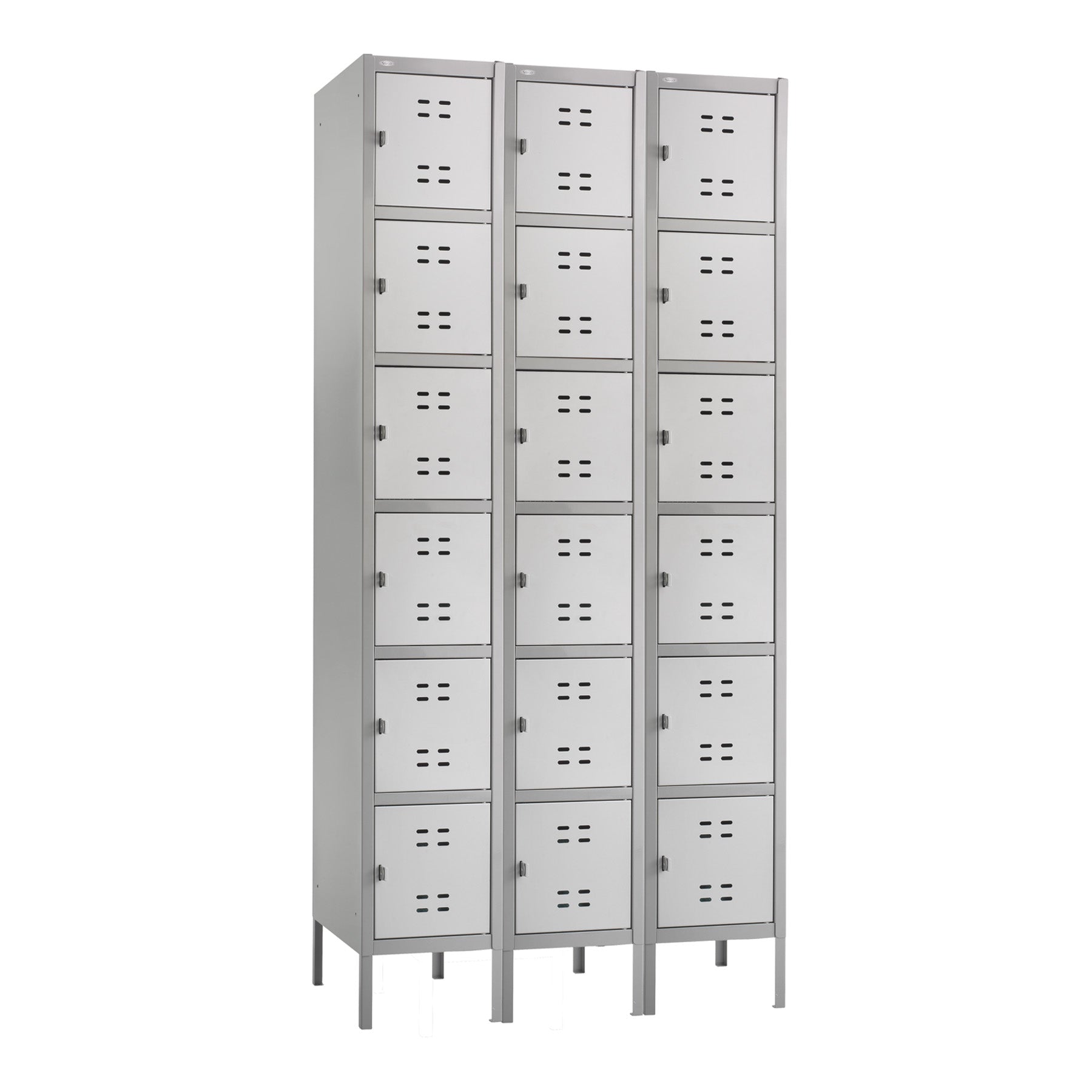 Locker Box 3 Column Gray