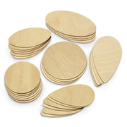 Giant Wood Shapes, Set of 30