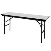 OfficeWorks™ Commercial Wood Laminate Folding Table, Gray, 18" x 72"