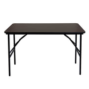 OfficeWorks™ Classic Wood Laminate Folding Table, Walnut - 24" x 48"