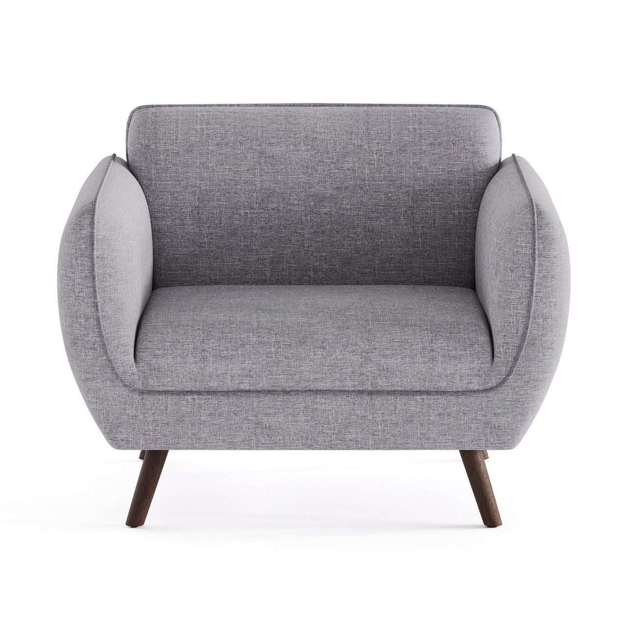 OfficeSource Mason Club Chair - Ash