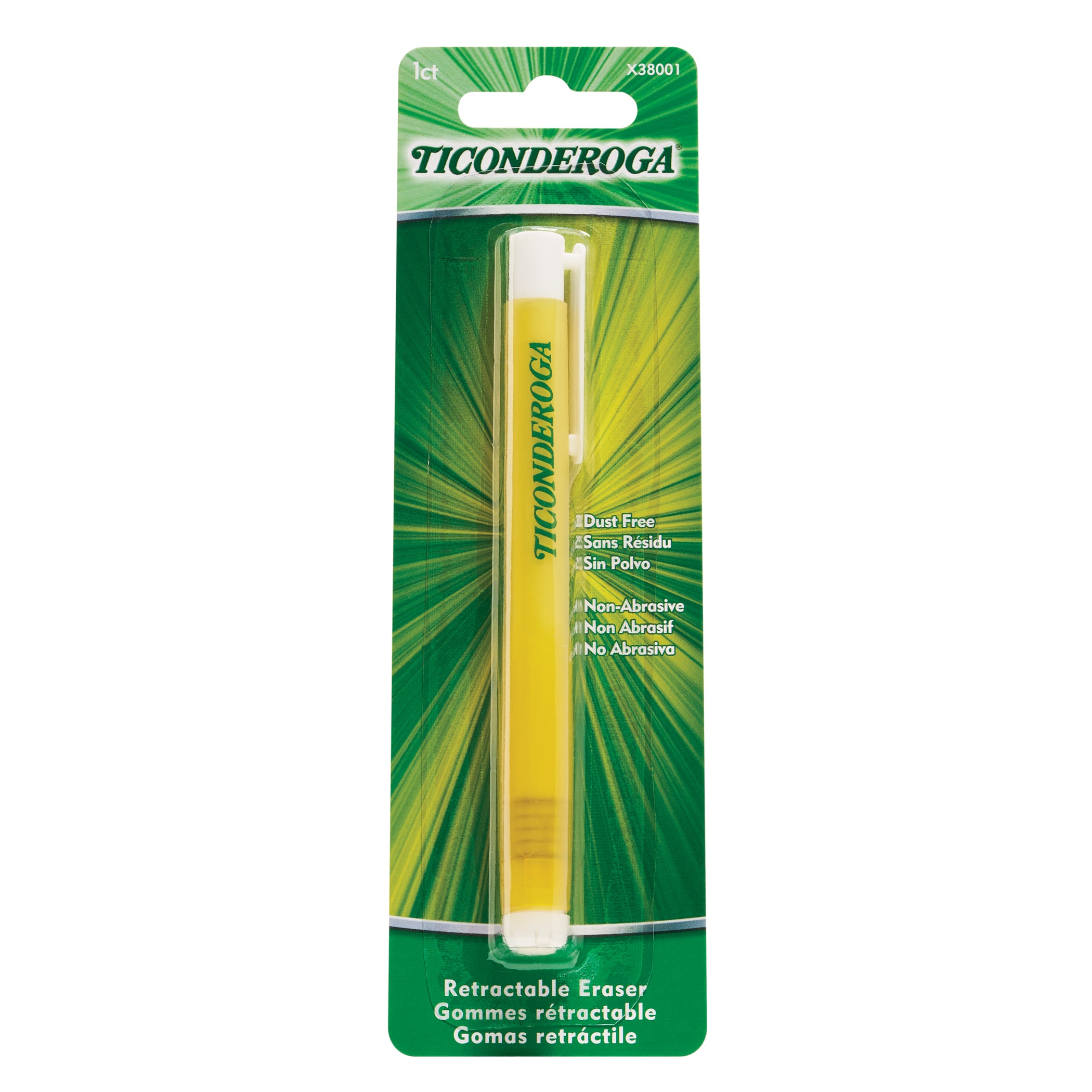 Retractable White Eraser, 1 Count