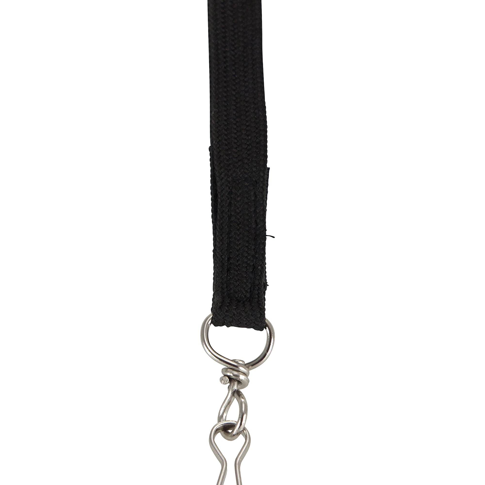 Hook & Loop Breakaway Safety Lanyard, Flat Style, Black
