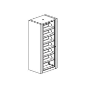 ARC Rotary™ - 7-Tier, Letter Adder, Empty -  31" W x 83" H