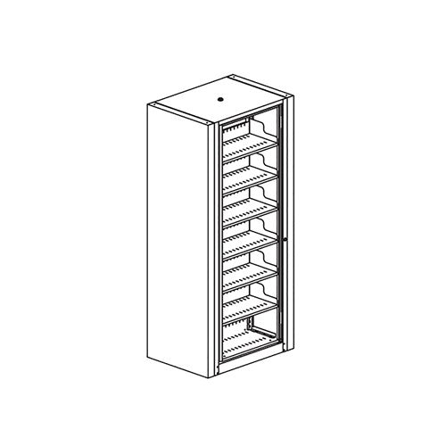 ARC Rotary™ - 7-Tier, Letter Adder, Empty -  31" W x 83" H