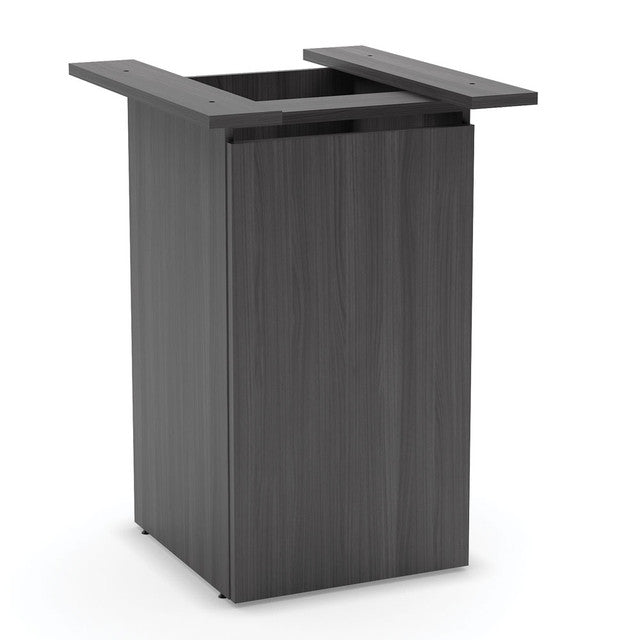 OfficeSource OS Conference/Multi-Purpose Cube Base With Access Door - Coastal Gray