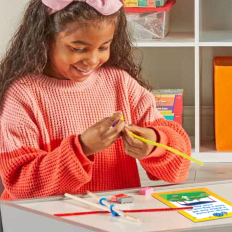 CARDS, MAKERSPACE K-2, W/RING, SET/36
