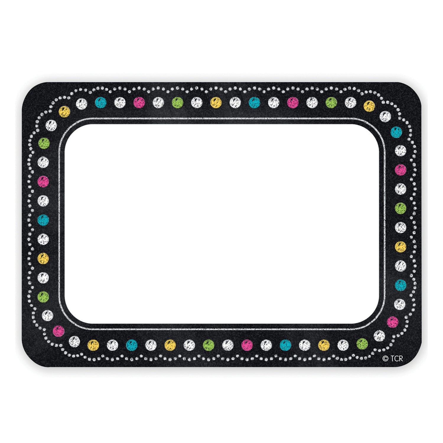 Chalkboard Brights Name Tags/Labels