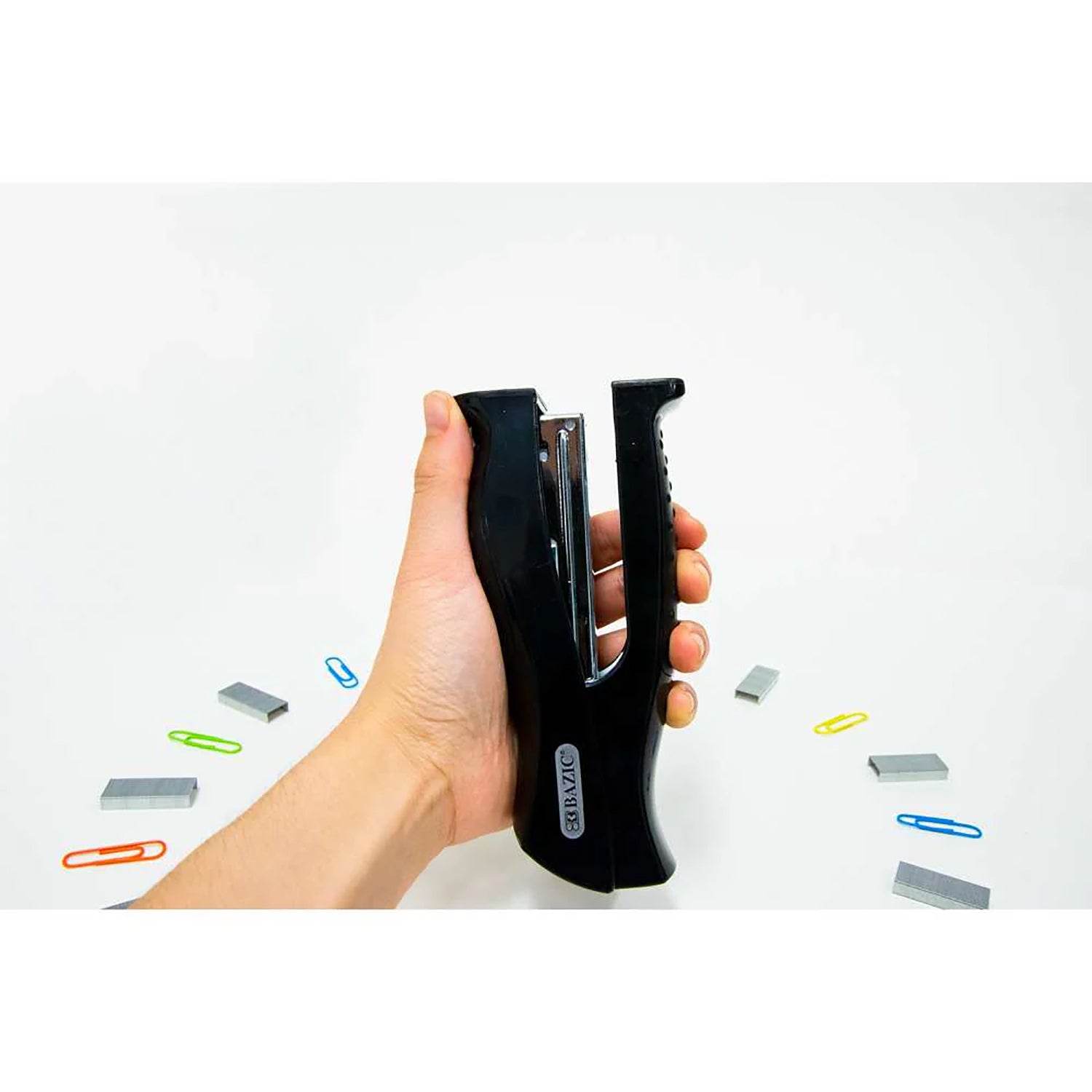 Stand-Up Standard (26/6) Full Strip Stapler with 500 Staples